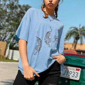 Tiger oversized t shirt